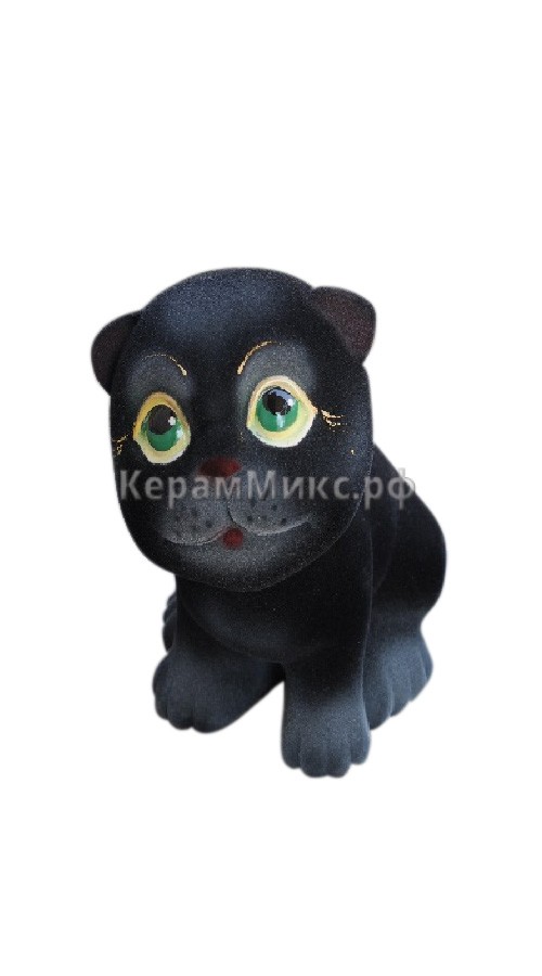 Котёнок черный